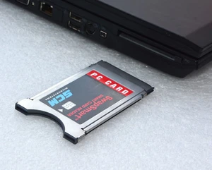 PCMCIA CHIPKARTENLESER CHIPCARDREADER SCM MICROSYSTEMS SCR120 SCR-120 V02 MM - Bild 1 von 1