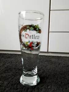 Weizenbierglas / Bierglas mit Namen " Detlev " 0,5 Liter - Bild 1 von 6