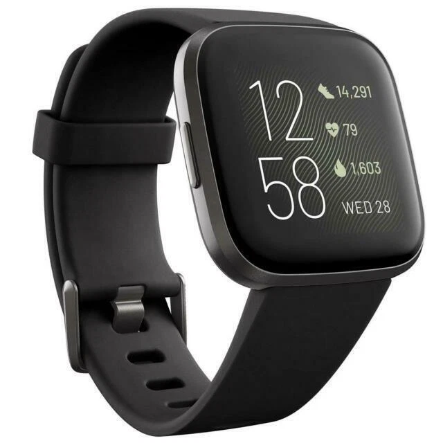 Fitbit Versa 2 Wristband Activity Tracker - Black (FB507BKBK)