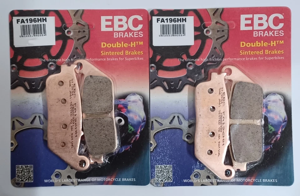 EBC Sintered FRONT Disc Brake Pads (2 Sets) For TRIUMPH TIGER 955 (2000 to 2006) Foto 1 de 4