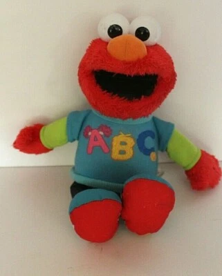 Sesame Street Talking ABC Elmo Alphabet Song Stuffed Animal Plush 12” Toy 2013 - Image 1 of 4