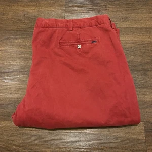 Polo Ralph Lauren Pantalone Chino Vestibilità Dritta Rosso Uomo 50x32 Grande Alto No Elasticizzato - Foto 1 di 15