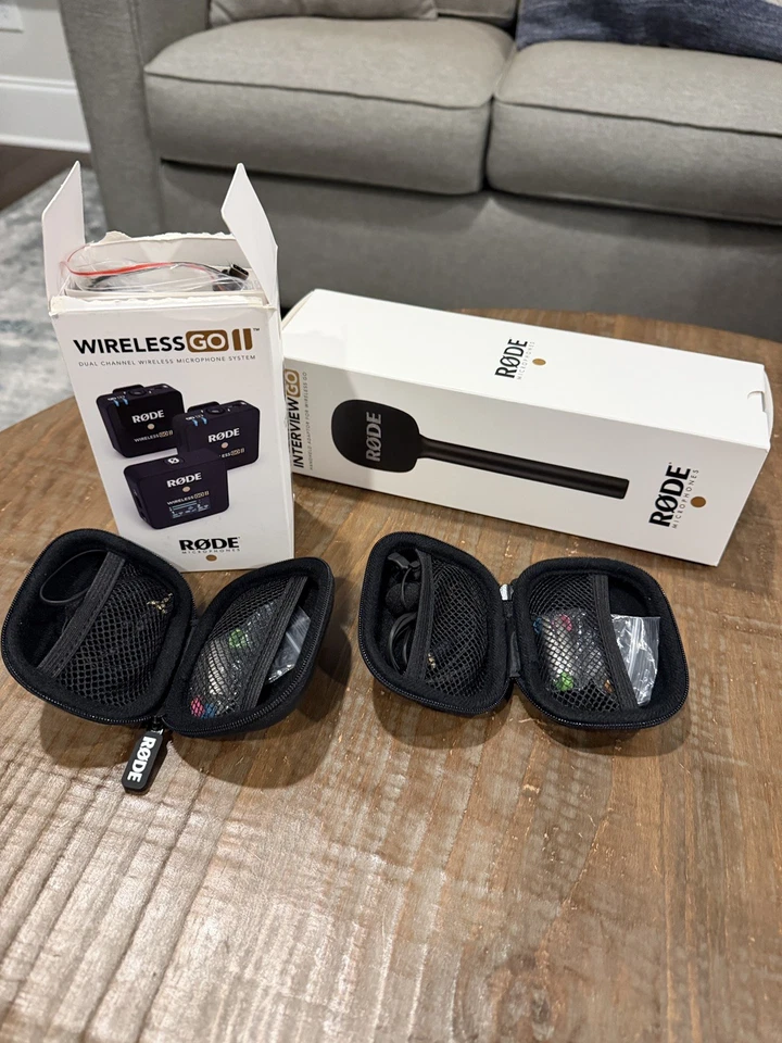 RØDE Rode Wireless Go II with Two Rode Lavalier II Lav Mics and Rode Interview - Image 1 of 1