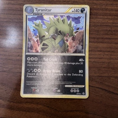 Pokemon Tyranitar 26/95 Unleashed Holo Rare MP - Image 1 of 2