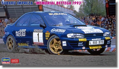 HASEGAWA 20768 SUBARU IMPREZA "memorial bettega 1993" - scala 1:24 - Immagine 1 di 2