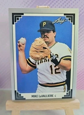 1991 Leaf: Mike LaValliere #15 - Pittsburgh Pirates - NM Condition - Image 1 of 2