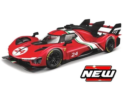 MODELLINO AUTO STATICO BURAGO FERRARI 499P MODIFICATA #24 ROSSO SCALA 1:18 - Immagine 1 di 4