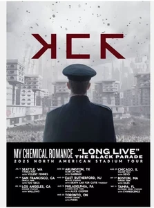MY CHEMICAL ROMANCE 2025 North America Tour Poster Print - Picture 1 of 6