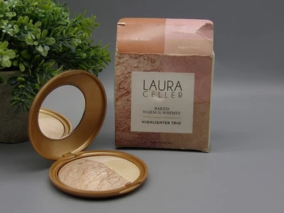 Laura Geller Baked Warm-N-Whimsy Highlighter Trio Compact 0.74 oz New In Box - Image 1 of 4