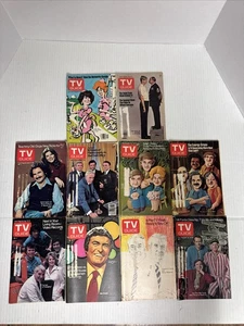 Vintage Lot of 10 Assorted TV Guides from The 1970's - West Virginia Editions - Picture 1 of 11