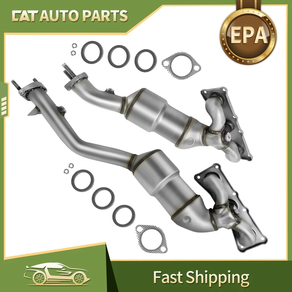 2x Catalytic Converter For BMW 525I 525XI 530I 530XI 3.0L 2006-2007 Foto 1 de 4