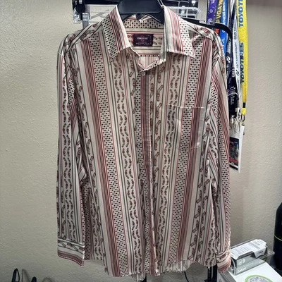 Cinturón Kingsport Vintage Años 60 70 Manga Larga Diseño Poliéster Disco Para Hombre XL Retro Foto 1 de 4