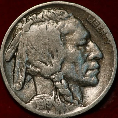 1919 Philadelphia Mint Buffalo Nickel - Image 1 of 2