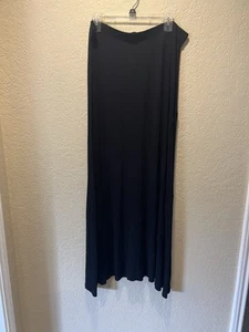 Vintage Worthington Black Maxi Skirt Size XL 42" Long - Picture 1 of 12