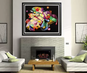 Yankel GINZBURG Original Silkscreen Candy Store Signed Art Serigraph painting - Picture 1 of 5