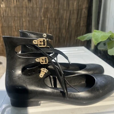 Mujer 7.0US Vivienne Westwood Melissa Sandalias Iridiscentes Diseñador Tacones Cuero Foto 1 de 4