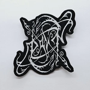Dawn White Shaped Logo  EMBROIDERED PATCH  - Picture 1 of 1