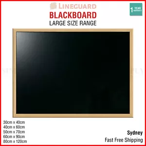 Blackboard Chalkboard Sign Hanging Large Chalk Board Message Wooden Cafe School - Picture 1 of 10