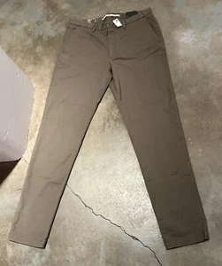 Banana Republic brown men’s pants size 36 X 36 NEW Slim Fit Lived In Chino - Picture 1 of 10