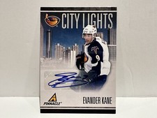 2010-11 Panini Pinnacle City Lights Signatures /100 Evander Kane #58 Auto Hockey