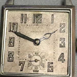 Vintage TRIBUNE Square 28 cm Herren mechanisch (kein Lauf / zum Teil) - Bild 1 von 6
