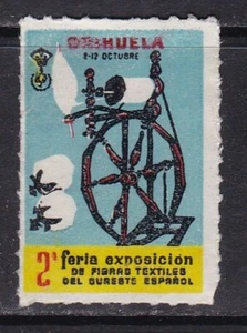 España  - Vñetas Publicitarias - Orihuela - Feria Exposicion de Fibras Textiles - Picture 1 of 2