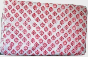 3 Yard 100% Natural Cotton Fabric Indian Floral Running Hand Block Print P_137 - Picture 1 of 3