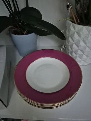 NEU 6 Stk. Pip Studio Suppenteller 23,5  Cm Pip Chique Gold Pink Weiß Teller - Bild 1 von 4