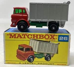 Lesney Matchbox Series No 26 GMC Tipper Truck BPW NMIB Maßstab 1:64 Vintage 1968 - Bild 1 von 19