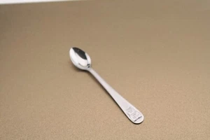 Vintage Baby Säugling Fütterlöffel 5 1/4" Teddybär Edelstahl Japan - Bild 1 von 2