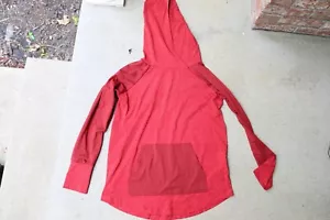 Lularoe Women’s Red Hoodie Size m Front Pocket - Picture 1 of 6