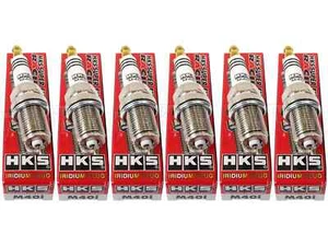 [Set of 6] HKS 50003-M40i Super Fire Racing Iridium Spark Plugs Heat Range #8 - Picture 1 of 1