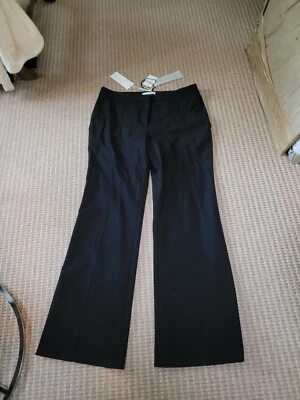 Новый с Ярлыками CARLISLE Etcetera черный хлопок смесь загрузки ноги брюки, размер 14 - Изображение 1 из 4