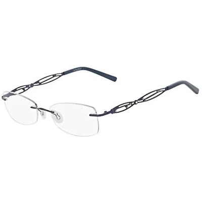 NEW MARCHON AIRLOCK ENCHANTMENT 201 320 Teal Titanium Eyeglasses 52mm with Case - Image 1 of 2