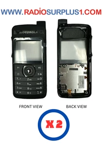 2 x Motorola SL7550E FRONT Housing Only - Black - PMHN4332B - Picture 1 of 1