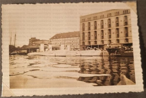 WW2 Königsberg 1934/36 sottomarini sottomarini nel porto A062-98 - Foto 1 di 1