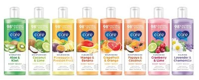 CAREKIND Care Kind Luxury Natural Fruity Body Wash Shower Gel 98% No SLS/Parabens Vegan