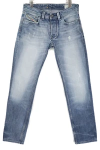 Diesel Larkee 008LD Herrenjeans W30 L31 Zerrissen Distressed Schnurrhaare Neu - Bild 1 von 15