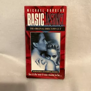 Basic Instinct (VHS, 1994, Widescreen Original Directors Cut) - Picture 1 of 5