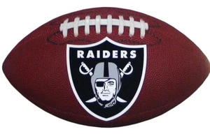 Las Vegas Raiders Football Magnet 6.5" Long Automobile Grade NFL Licensed - Picture 1 of 1