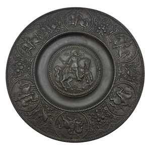 Nuremberg 17th Century Style Pewter Dish Probably c1850s 195mm Diameter  - Picture 1 of 24