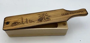 Genuinely Amish Crafted "Old Faithful" Turkey Box Call - New, Unused! Wooden! - Picture 1 of 10