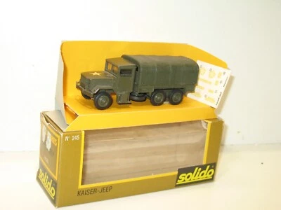 SOLIDO, 1X KAISER JEEP Military Covered USA From 1989 + Decal Sheet - Image 1 of 4
