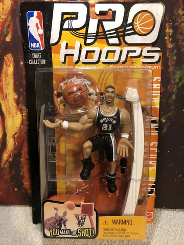 Mattel Pro Hoops NBA Basketball San Antonio Spurs Tim Duncan Action Figure 1999 Cover