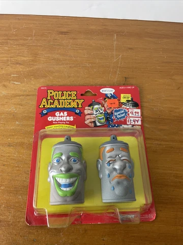 Vintage 1988 Kenner Police Academy Gas Gushers Role Playing Toy Age 4+ 66070 Cover