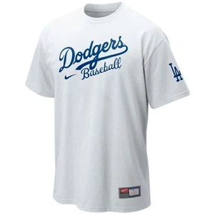 Los Angeles Dodgers Nike Premium Practice T-Shirt White Men's Small BNWT - Picture 1 of 3