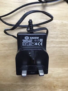GENUINE SAGEM 179033617 AC ADAPTOR RARE MOBILE PHONE CHARGER 4.5V PLUG VINTAGE - Picture 1 of 3