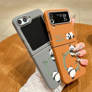 Coque Etui Antichoc Magnétique Panda Cuir Silicone Pour Samsung Z Flip6 Flip5 4 - Photo 1 sur 17