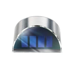 Solar Wall Light Garden Lamps Outdoor Lighting Bulbs for outside - Picture 1 of 11