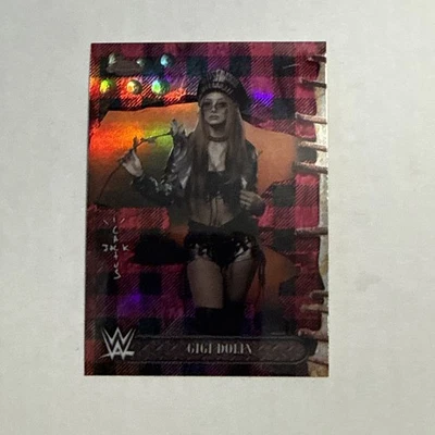 2025 Topps Chrome WWE x Cactus Jack GiGi Dolin Red and Black Refractor #81 - Image 1 of 4